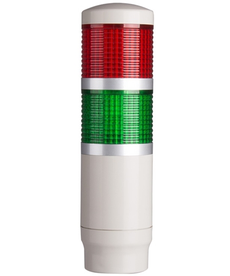 Menics PMEF-202-RG 2 Stack LED Tower Light, 45mm Dia., 24V Questions & Answers