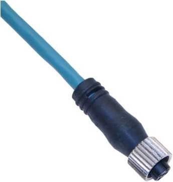 Mencom MDE45-4FP-10M Ethernet Cordset, 4 Pin, Female, 10 M Questions & Answers