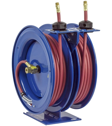 Can these Coxreels dual hose reels hold a 100' hose or more? Or do you carry anything the same that'll fit a long hose?