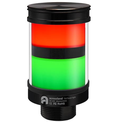 Qronz T50-NRG-LN24 2 Stack LED Tower Light, 24V, Red Green Questions & Answers