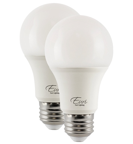 What is the CRI of the Euri Lighting EA19-9W5040CEC-2 LED light bulb