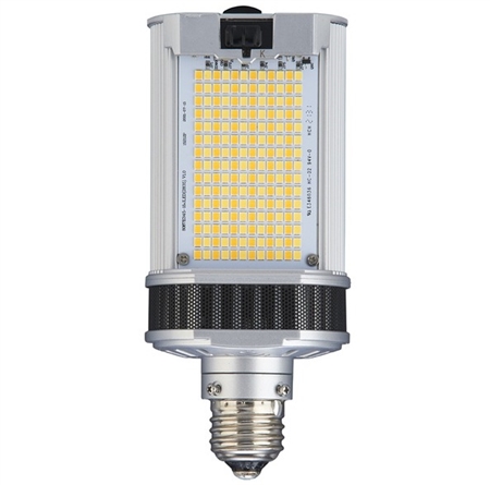 What is a Type V beam angle on the Light Efficient Design LED-8087E345D-G4 LED wall pack light?