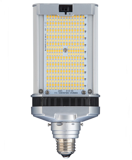 How do you choose color temperature on the Light Efficient Design LED-8088E345D-G4 wall pack LED light?