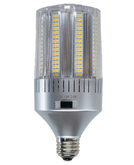 How bright is the Light Efficient Design LED-8029E345-A-FW bollard retrofit LED light?