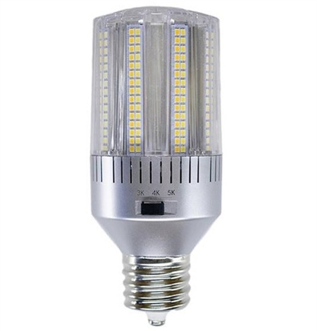 Where is the switch to select the wattage on the Light Efficient Design LED-8029M345-A-FW retrofit LED light?