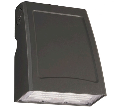 is the Remphos RP-B-WPA-30L-FWFC LED wall pack black or bronze?  what is the width?