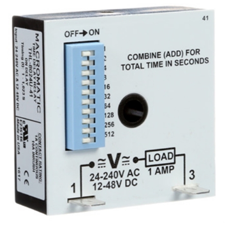 Is the Macromatic THL-8024U-40 time delay relay in stock as stated or does it have to be ordered? 