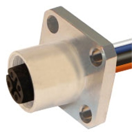 HTP M12 Panel Mount Connector with Flange, Female, 8 Pole, 200mm Questions & Answers