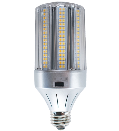 Does the Light Efficient Design LED-8039E345D-A LED light come with a larger base?