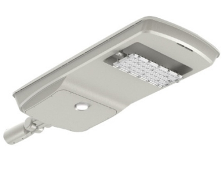 How much sun does the Remphos RP-SAL-30W-50K-SF-GY-G2 LED solar area light need?
