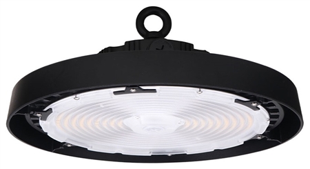 How is color temperature selected on the Euri Lighting EUHB-240W3000SW LED high bay light fixture?